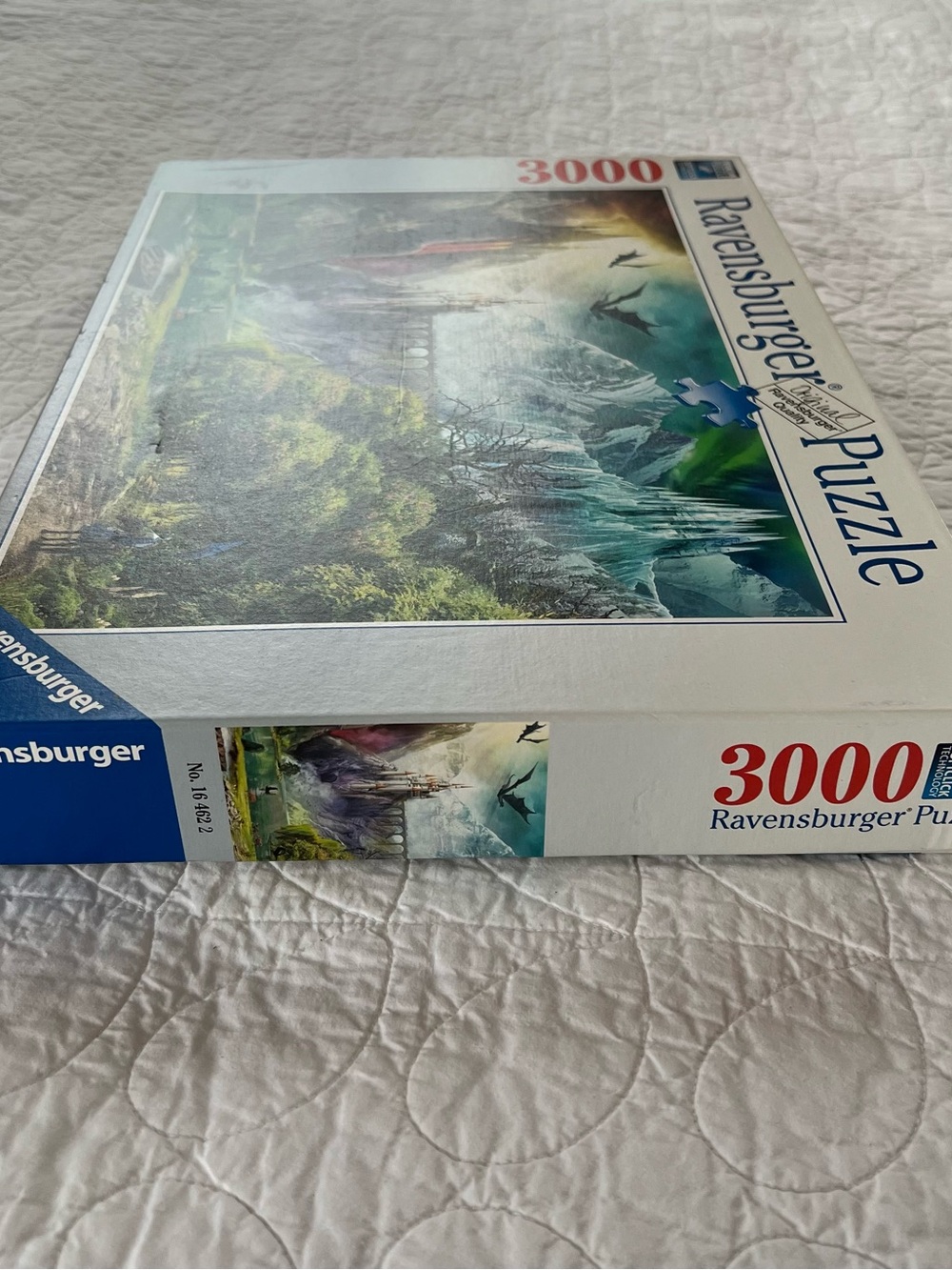 Ravensburger NEW “Reign of Dragons” 3000 Pc Puzzle Medieval Fantasy Castle Scene - Picture 3 of 5